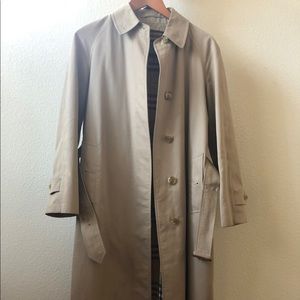 Vintage long Burberry car coat